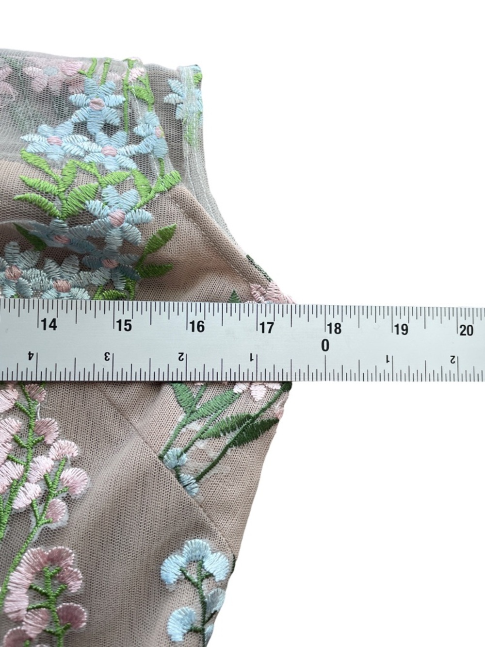 Bronx and Banco Isola Embroidered Floral Mini Dress - Picture 8 of 12